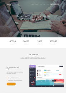 大气卓越的定制设计 信息系统集成于网站模板的企业蓝图
